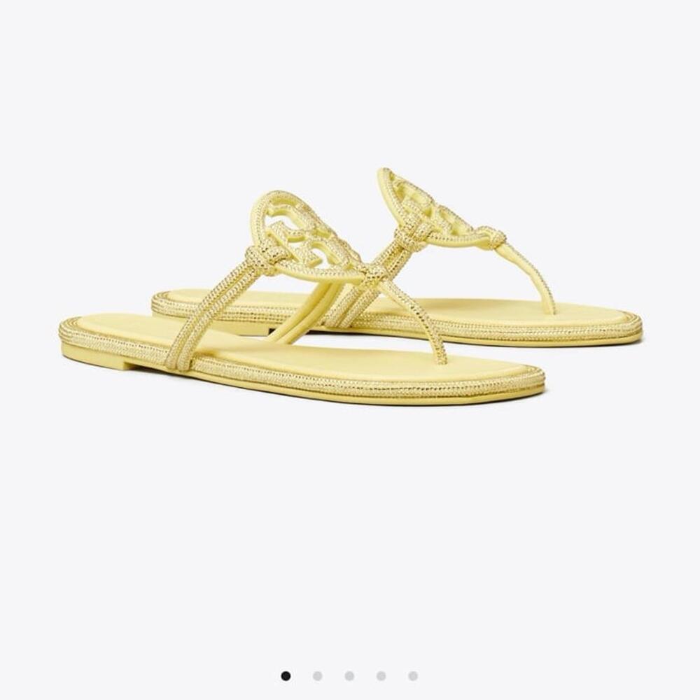 Tory Burch MILLER PAVÉ KNOTTED SANDAL [COPY]